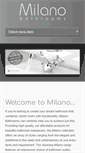 Mobile Screenshot of milanobathrooms.co.uk